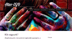 Desktop Screenshot of alter-ego.hu